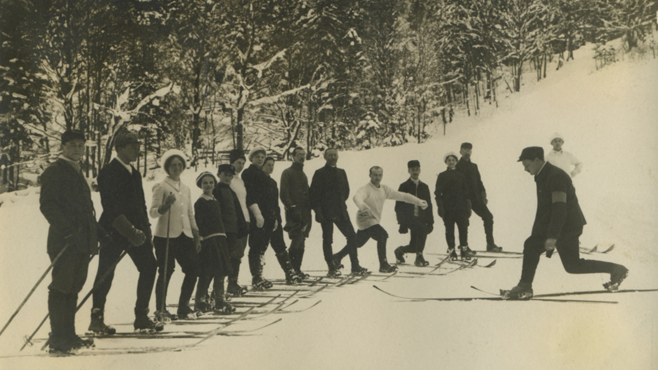 When the Bavarians learnt to ski, Bild 3